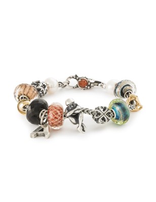 BEAD INCONTRO DI CUORI DONNA TROLLBEADS  TAGBE-20266 TROLLBEADS