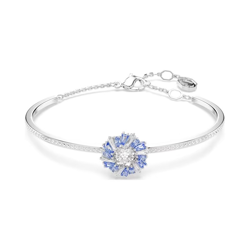 BRACCIALE RIGIDO IDYLLIA FIORE BLU DONNA SWAROVSKI 