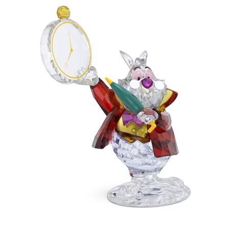 DECORAZIONE ALICE IN WONDERLAND WHITE RABBIT SWAROVSKI 5670229 SWAROVSKI