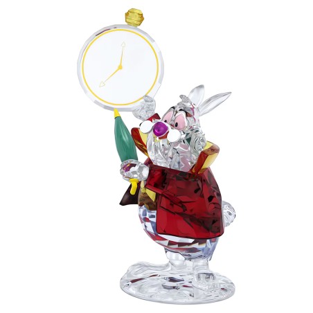 DECORAZIONE ALICE IN WONDERLAND WHITE RABBIT SWAROVSKI