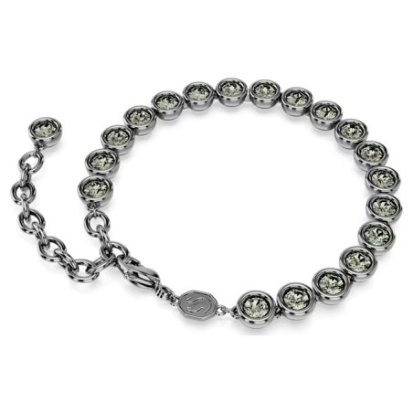 BRACCIALE IMBER TENNIS NERO PLACCATO RUTENIO SWAROVSKI 5689421 SWAROVSKI