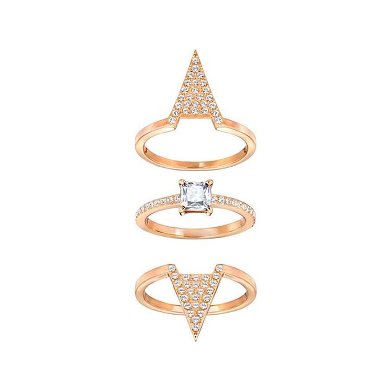 ANELLO FUNK ROSE GOLD M55 SET 3 DONNA SWAROVSKI 