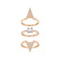 ANELLO FUNK ROSE GOLD M55 SET 3 DONNA SWAROVSKI 