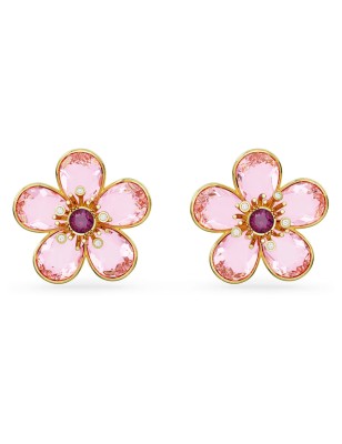 ORECCHINI A LOBO FLORERE FIORE ROSA DONNA SWAROVSKI  5656635 SWAROVSKI