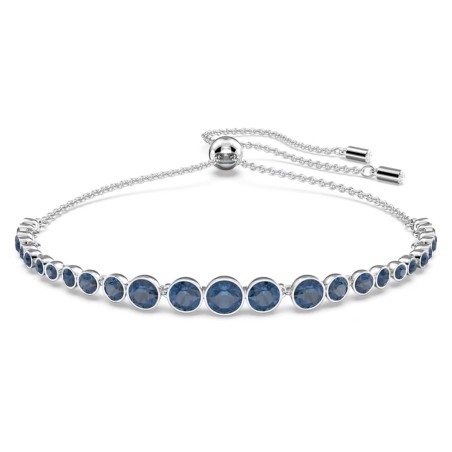 BRACCIALE EMILY BLU PLACCATO RODIO DONNA SWAROVSKI  5663394 SWAROVSKI