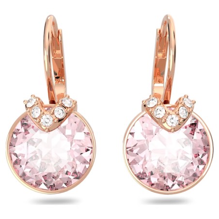 ORECCHINI PENDENTI ROSA TAGLIO TONDO DONNA SWAROVSKI  5662114 SWAROVSKI