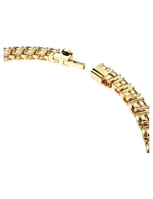 BRACCIALE TENNIS TAGLIO TONDO BIANCO DONNA SWAROVSKI 