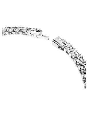 BRACCIALE TENNIS TAGLIO TONDO BIANCO M DONNA SWAROVSKI  5648937 SWAROVSKI