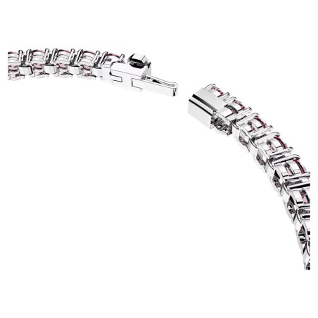 BRACCIALE TENNIS TAGLIO TONDO ROSA DONNA SWAROVSKI