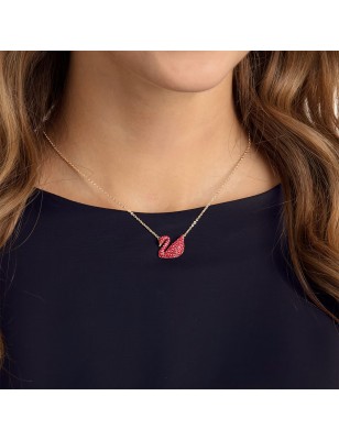 COLLANA PENDENTE ICONIC SWAN RED DONNA SWAROVSKI  5465400 SWAROVSKI