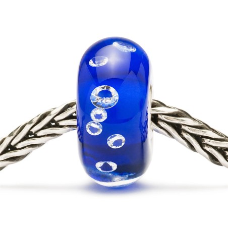 BEAD DIAMANTE BLU TROLLBEADS