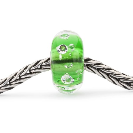 BEAD DIAMANTE VERDE TROLLBEADS