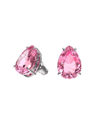 ORECCHINI TEARDROP ROSA DONNA SWAROVSKI GEMA