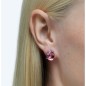 ORECCHINI TEARDROP ROSA DONNA SWAROVSKI GEMA