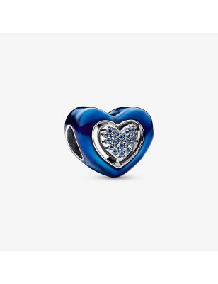 CHARM CUORE BLU GIREVOLE DONNA PANDORA  792750C01 PANDORA