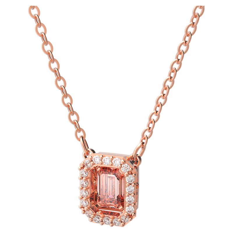 COLLANA MILLENIA ROSA PLACCATO ORO ROSA DONNA SWAROVSKI COLLECTION I