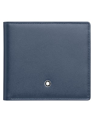 PORTAFOGLIO BLU NAVY UOMO MONTBLANC MEISTERSTUCK 114545 MONTBLANC