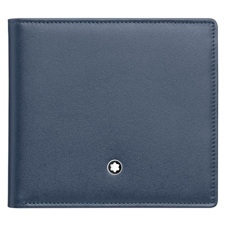 PORTAFOGLIO BLU NAVY UOMO MONTBLANC MEISTERSTUCK 114545 MONTBLANC