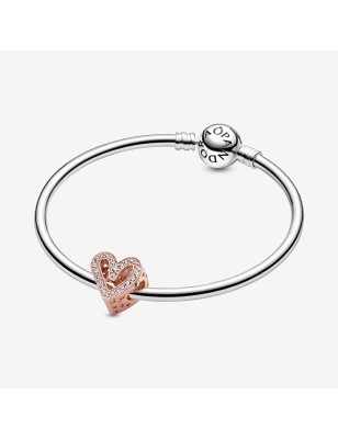 CHARM CUORE DISEGNATO ROSE DONNA PANDORA 