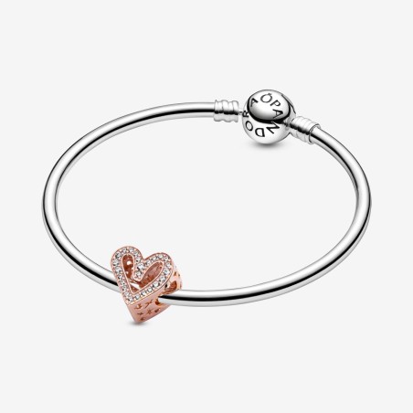 CHARM CUORE DISEGNATO ROSE DONNA PANDORA 