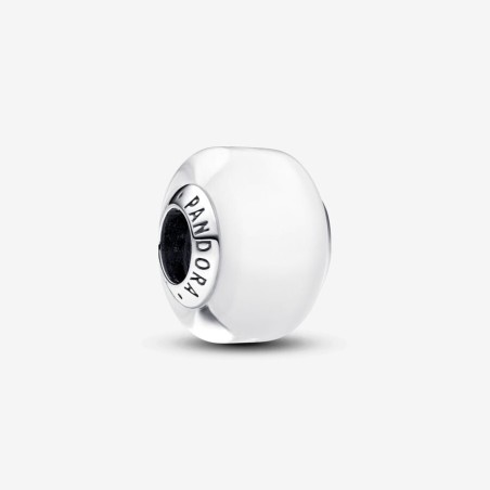 CHARM MINI VETRO DI MURANO BIANCO DONNA PANDORA  793118C00 PANDORA