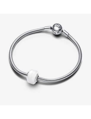 CHARM MINI VETRO DI MURANO BIANCO DONNA PANDORA 