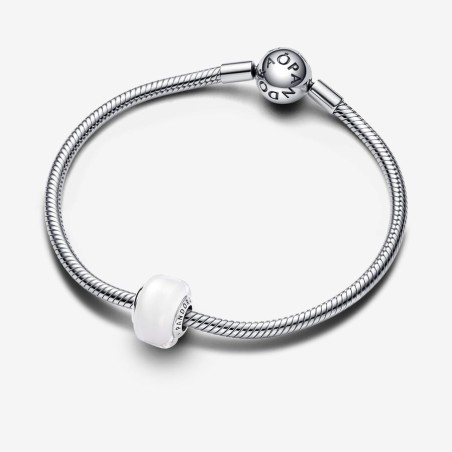 CHARM MINI VETRO DI MURANO BIANCO DONNA PANDORA 