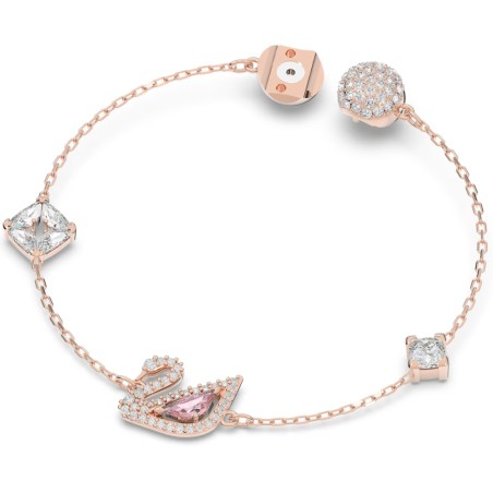 BRACCIALE CIGNO ROSA DAZZLING SWAN SWAROVSKI