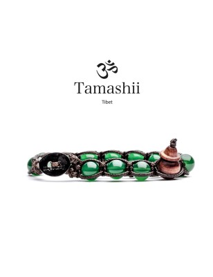 BRACCIALE AGATA VERDE TAMASHII 1 GIRO