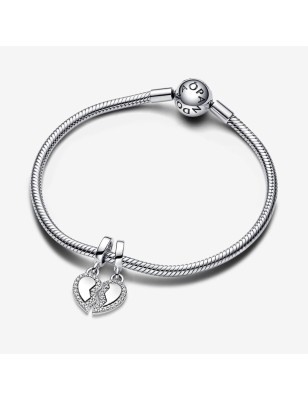 CHARM PENDENTE CUORE AMICIZIA DIVISIBILE PANDORA 792743C01 PANDORA