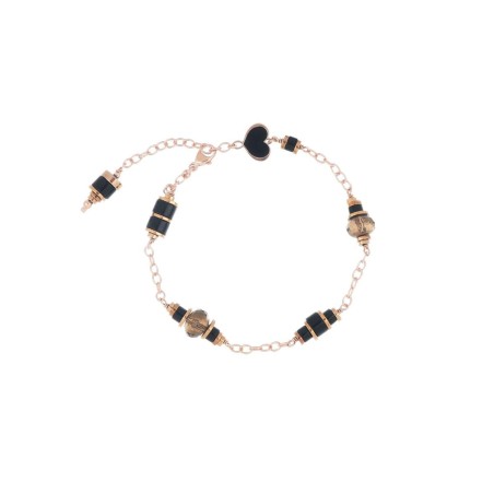 BRACCIALE CATENE DÉCO NERO DONNA MAMAN ET SOPHIE  BRDEC2QCT MAMAN ET SOPHIE