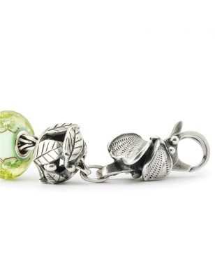 BEAD CHIUSURA COROLLA CON PERLA DONNA TROLLBEADS  TAGLO-00094 TROLLBEADS