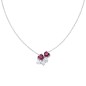 COLLANA CON CUORI RUBINO DONNA AMEN 