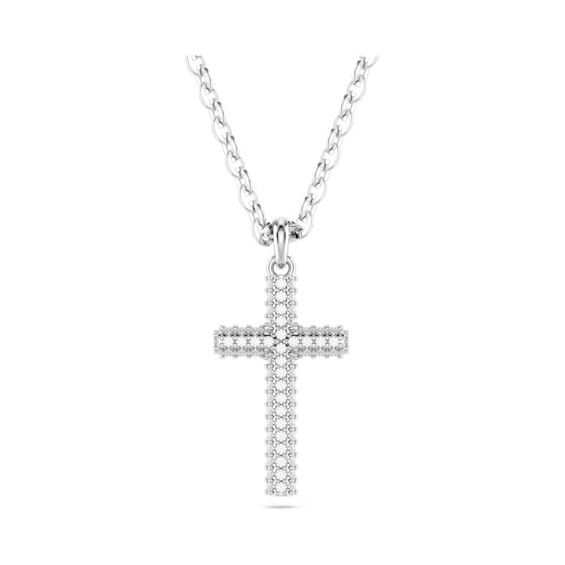 COLLANA INSIGNE PAVÉ CROCE RODIO DONNA SWAROVSKI 