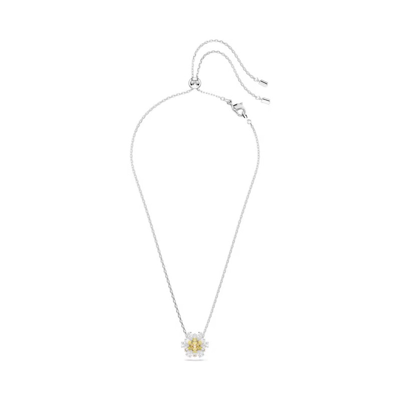 COLLANA PENDENTE IDYLLIA FIORE GIALLO RODIO DONNA SWAROVSKI 