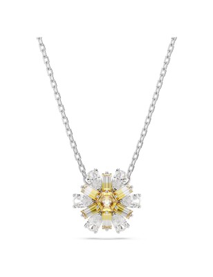 COLLANA PENDENTE IDYLLIA FIORE GIALLO RODIO DONNA SWAROVSKI 