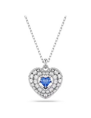 COLLANA HYPERBOLA CUORE BLU DONNA SWAROVSKI 