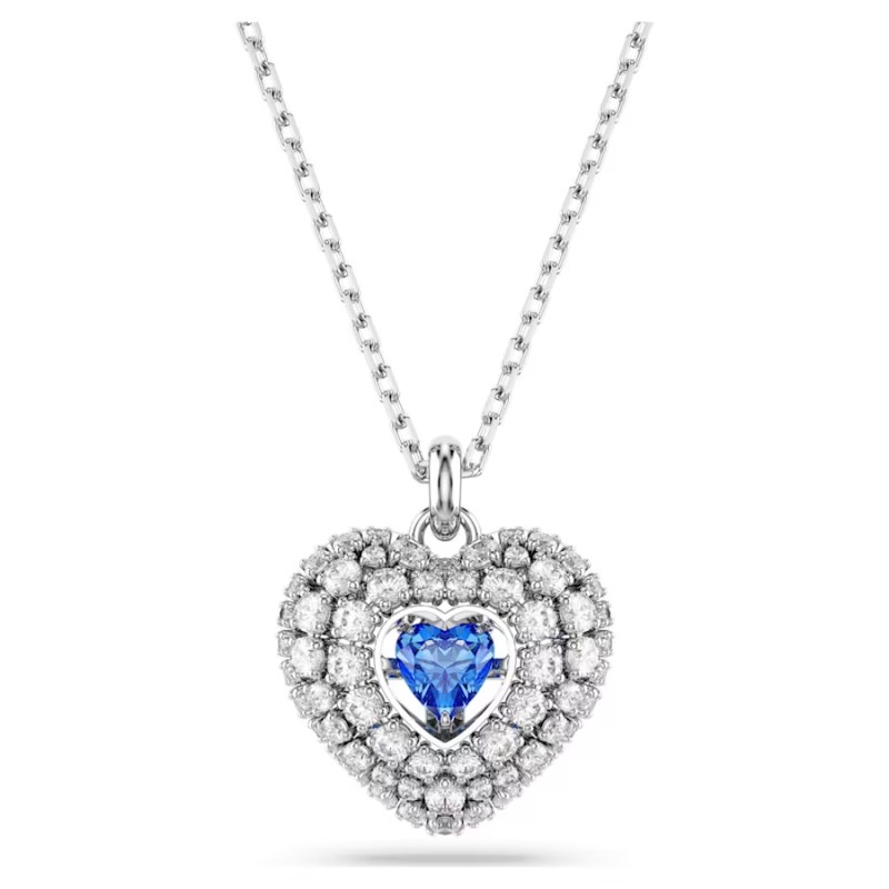 COLLANA HYPERBOLA CUORE BLU DONNA SWAROVSKI 