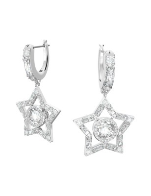 ORECCHINI PENDENTI STELLA RODIO DONNA SWAROVSKI 5617767 SWAROVSKI