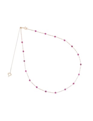 GIROCOLLO ORO ROSA 18KT E RUBINI MAMAN ET SOPHIE GHPTARB MAMAN ET SOPHIE