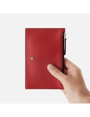 PORTA CARTE DI CREDITO ROSSO MONTBLANC MEISTERSTUCK 129908 MONTBLANC