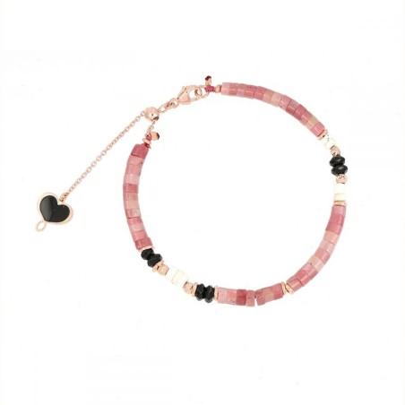 BRACCIALE PIETRE ROSA DONNA MAMAN ET SOPHIE AMERICA BPUSAR MAMAN ET SOPHIE