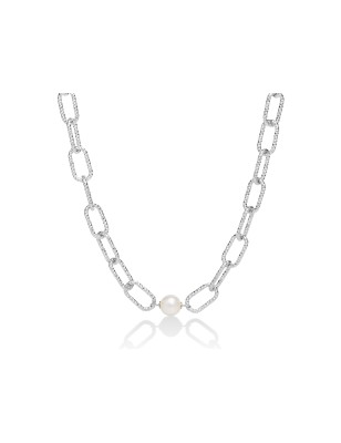 COLLANA ARGENTO MISS ITALIA DONNA MILUNA LE PERLE PCL6070B MILUNA