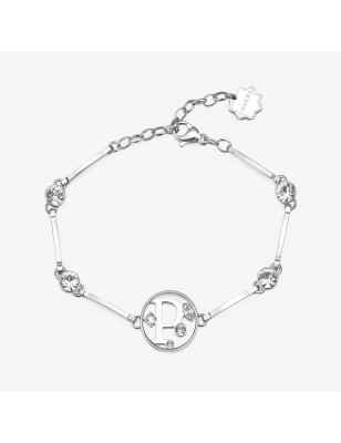 BRACCIALE LETTERA P DONNA BROSWAY CHAKRA BHKB064 BROSWAY