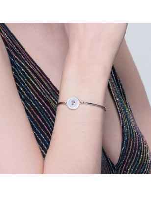 BRACCIALE LETTERA P DONNA BROSWAY CHAKRA