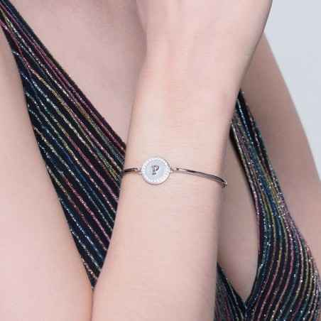 BRACCIALE LETTERA P DONNA BROSWAY CHAKRA