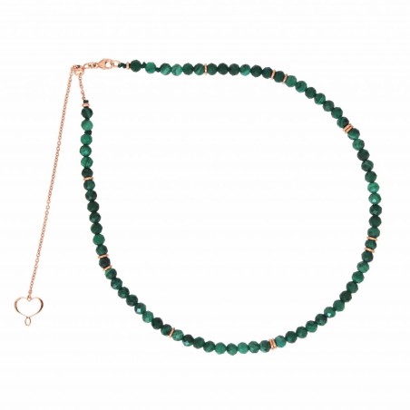 COLLANA MALACHITE CERCHIETTI DONNA MAMAN ET SOPHIE PIETRE GHISF3MA MAMAN ET SOPHIE