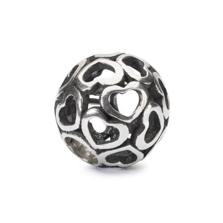 BEAD COPERTA DI CUORI DONNA TROLLBEADS  TAGBE-10201 TROLLBEADS