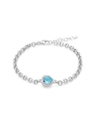 BRACCIALE ARGENTO DONNA MILUNA LE GEMME BRD908 MILUNA