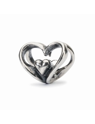 BEAD CUORE A CUORE DONNA TROLLBEADS  tagbe-10202 TROLLBEADS